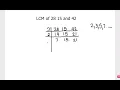 How to find LCM of 28 15 42 Finding lcm of 15 28 42 by prime factorization how to find lcm