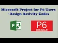 Assign Activity Codes to Tasks in Microsoft Project
