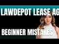 How to Use LawDepot Lease Agreement Templates Properly Beginner Mistakes That Cost You