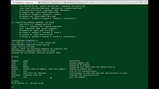 Python p2p chat program using TCP