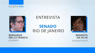 Benedita da Silva: entrevistas com candidatos ao Senado pelo Rio