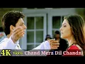 Download Lagu Chand Mera Dil Chandni Ho Tum 4K Video Song Main Hoon Na | Shahrukh Khan, Sushmita Sen❤️HD