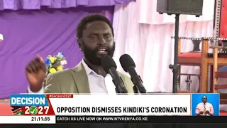 Opposition leaders from Mt Kenya region dismiss DP Kithure Kindiki's coronation as kingpin