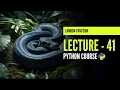 Lambda Function Lambda Function in Python Lecture - 41 Python Course In Hindi