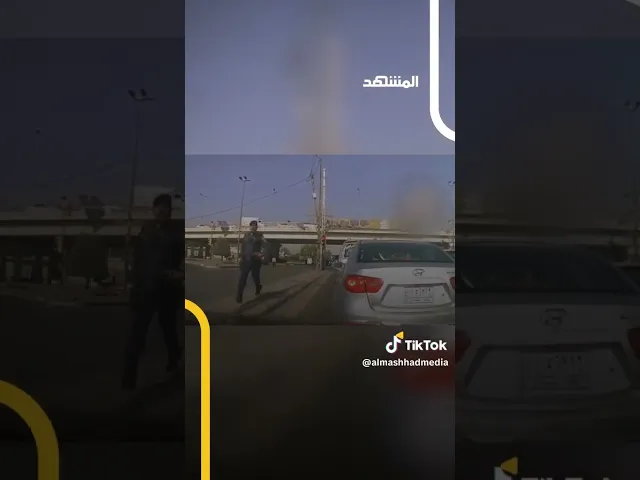 ⁣ابني دا يمـوت افتح الطريق هاي الغيره العراقيه اللهم احفظ قواتنا الامنيه