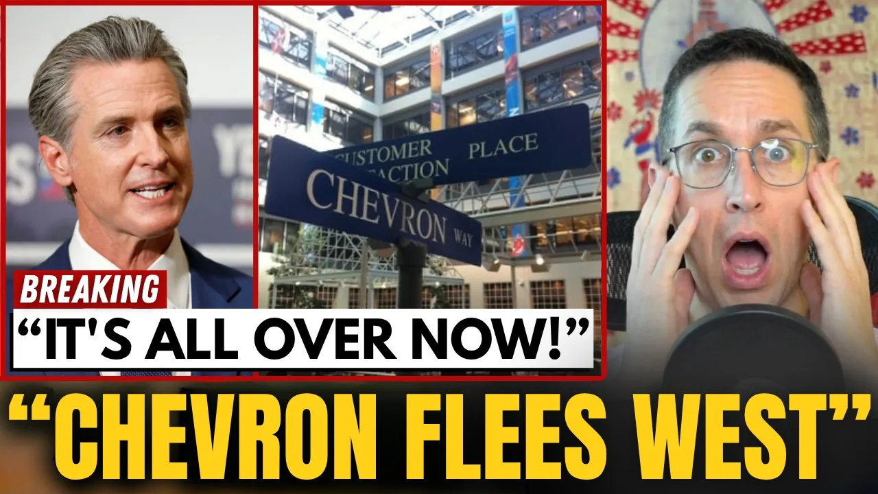 Newsom STUNNED As Californias Biggest Oil Company OFFICIALLY LEAVES To Houston After 150 Years thumbnail