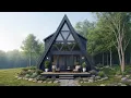 Download Lagu INSIDE A STUNNING A-FRAME CABIN IN THE WOODS