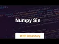 numpy sin