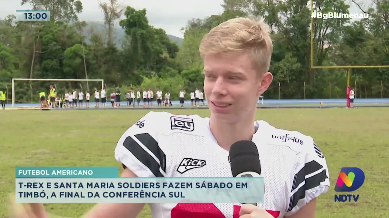 Futebol Americano: T-Rex e Santa Maria Soldiers fazem sábado em Timbó, a final da Conferência Sul