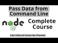 Node js Tutorial command line arguments in node js getting input from command line in node js