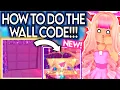 HOW TO FINISH THE WALL CODE IN CAMPUS 3 FOR NOW ROBLOX Royale High Campus 3 Update