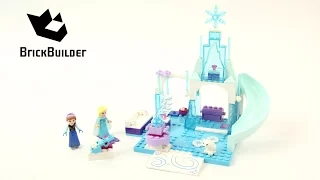 Lego Junior 10736 Anna and Elsa's Frozen Playground - Lego Speed Build