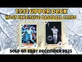 1991 Upper Deck Most Expensive eBay Sales Baseball Cards - December 2025