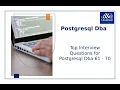 Top 10 Postgresql Dba Interview Questions and Answers For 2025 Part 27