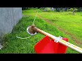 HOW TO USE ALUMINUM GRASS TRIMMER HEAD USING NYLON LINES GRASS CUTTER