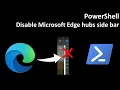 PowerShell Disable Microsoft Edge Hubs side bar