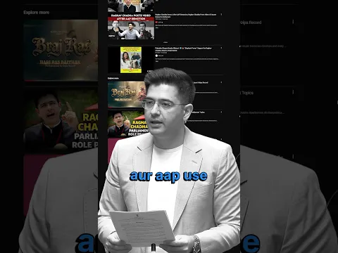 Follow for more such Videos #raghavchadha #aap #bjp #modi #facts #arvindkejriwal