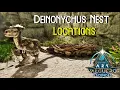 Deinonychus Nest Spawn Locations in Valguero Ark Survival Ascended