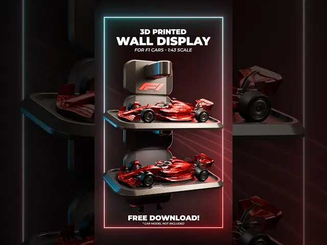 Modular Wall Display for F1 Mini Cars video thumbnail