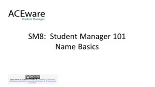 Download SM8: Student Manager 101 - Names - Basic MP3