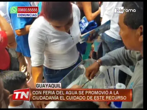 Con feria del agua se promovió a la ciudadanía el cuidado de este recurso