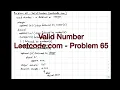 Leetcode com - Valid Number Hard