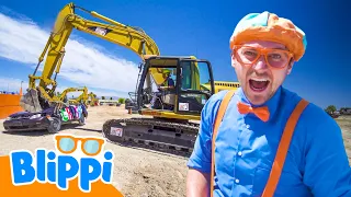 Blippi Learns About Excavators | Blippi and Meekah Best Friend Adventures | Educational Videos