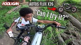 This e-bike has a 50mi range... | Exploring on the AOTOS Flux X26 (First Ride & Review)