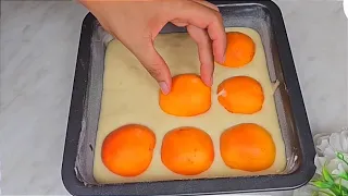 Prendi albicocche e 1 uovo, Fai questo famoso dolce, dolce in 1 MINUTO incredibilmente buono