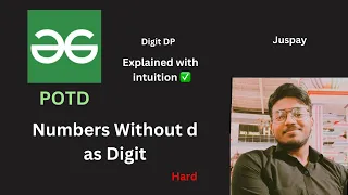 Numbers Without d as Digit GFG POTD