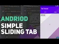 Sliding Tabs - Android Studio Java