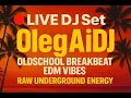 Download Lagu 🔴 Oldschool Breakbeat EDM Vibes | Raw Underground Energy -  LIVE DJ Set | OlegAiDj #edm #dance