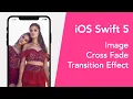 iOS Swift 5 tutorial Image Cross Fade Transition Effect on UIImageViews