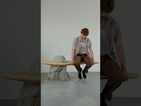 rock + wood = impossible furniture