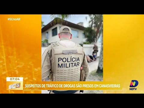 Giro de notícias - Dez homens são presos por suspeita de tráfico de drogas em Florianópolis