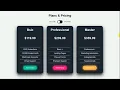 How To Create Plans Pricing Tables User Interface Design Using HTML CSS and JavaScript
