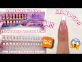 TRYING TEMU 4 PREMADE FRENCH TIP DESIGN 3 IN 1 SOFT GEL NAIL TIPS AFFORDABLE NAILS AT HOME