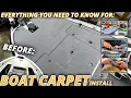 Everything You Need to Know for Installing Carpet on a Boat