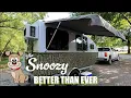 Snoozy Camper is BETTER THAN EVER Full Tour Fiberglass Travel Trailer