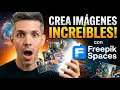 Esta forma de crear imagenes IA me dejo sin palabras Freepik Spaces