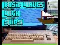 Commodore 64 Waves with Ships in BASIC