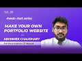 Make a Portfolio Website By a Full-Stack Engineer Microsoft Head Start Series