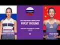 2021 Abu Dhabi Open — Daria Kasatkina vs Wang Qiang 王蔷