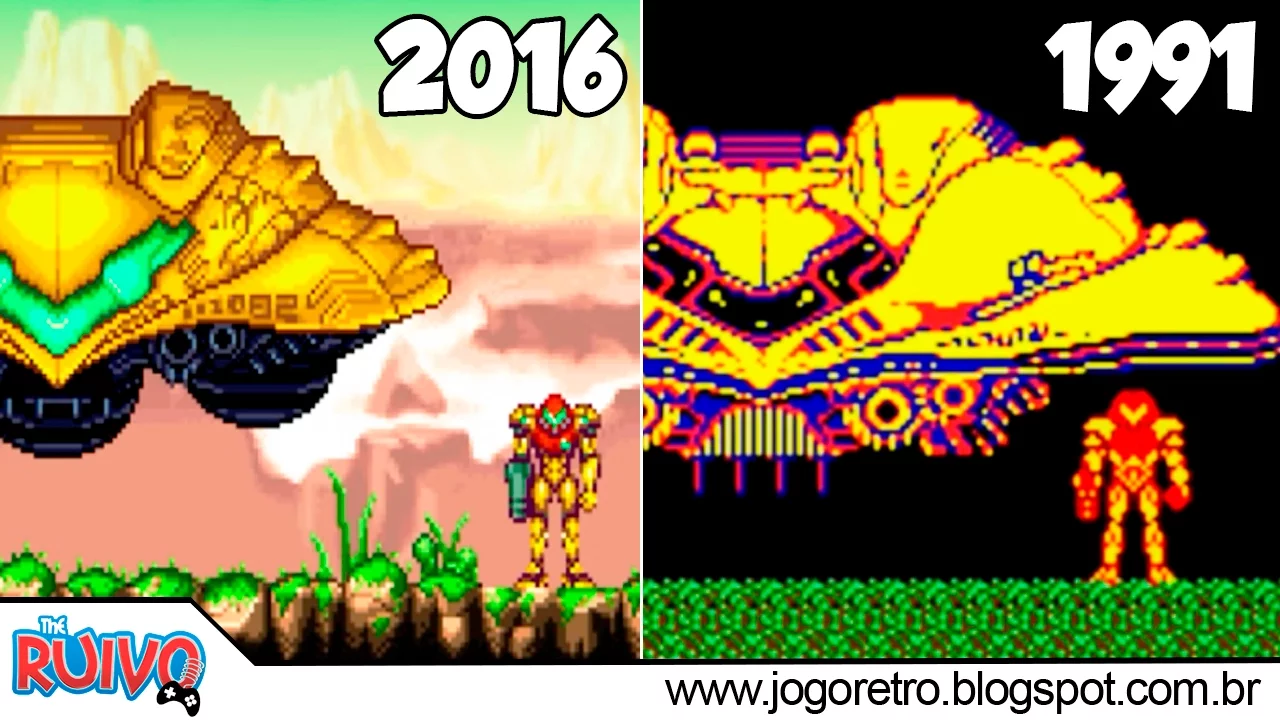 Another Metroid 2 Remake AM2R (2016) vs. Metroid 2: Return of Samus (1991)