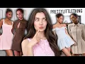 I BOUGHT VERY EXTRA DRESSES FROM PRETTY LITTLE THING