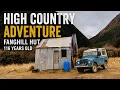 Solo High Country Adventure in a 1971 land Rover series 2a to a 116-year-old Hut off road 4x4