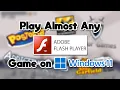 How to Find and Play Almost Any Flash Game Windows 11