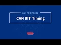 Kvaser CAN Protocol Course CAN Bit Timing Part 7