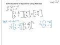 Matrices and Conic Sections Review Notes
