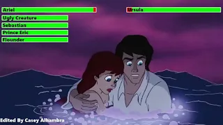 the little mermaid 1989 final battle with healthbars